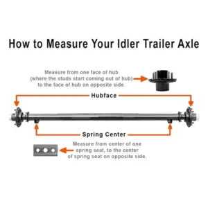 3.5k Torlast Usa Trailer Axle – 3500 lb Straight Idler Axle