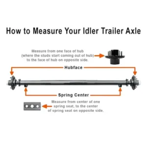 5.2k Torlast Usa Trailer Axle – 5200 lb Straight Idler Axle - image 2